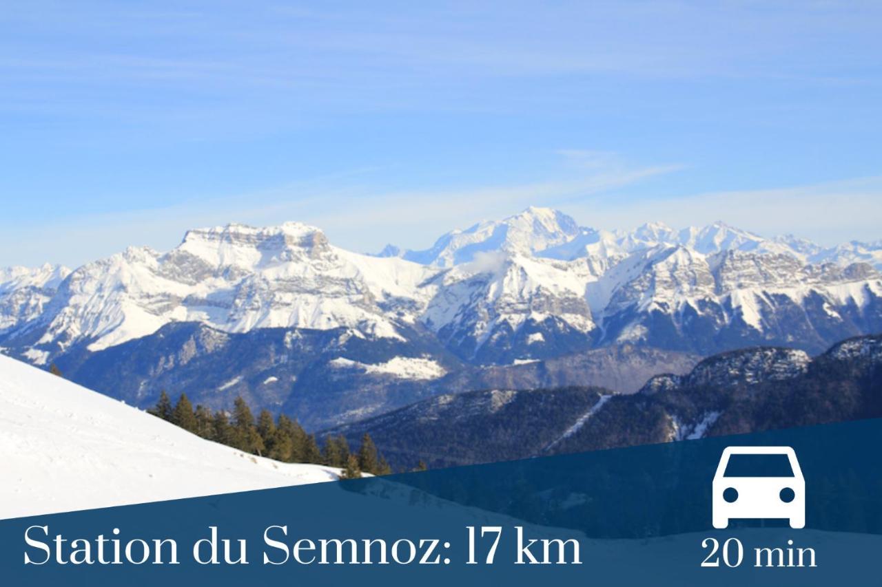 Homey Montaigne - New - A 1 Min A Pied Du Lac D'Annecy - 2 Balcons Prives - Appartement Avec 2 Chambres - Stationnement Gratuit Toute L'Annee Sauf En Ete - Juin A Aout Екстериор снимка