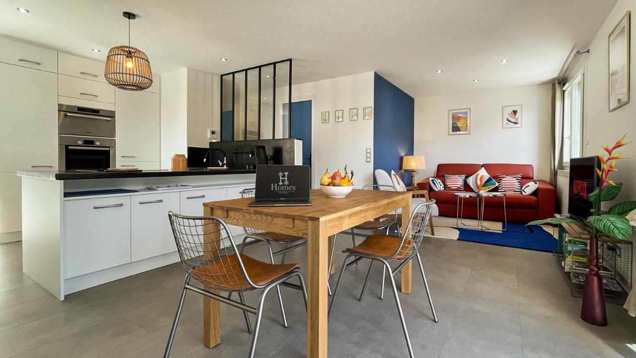 Homey Montaigne - New - A 1 Min A Pied Du Lac D'Annecy - 2 Balcons Prives - Appartement Avec 2 Chambres - Stationnement Gratuit Toute L'Annee Sauf En Ete - Juin A Aout Екстериор снимка